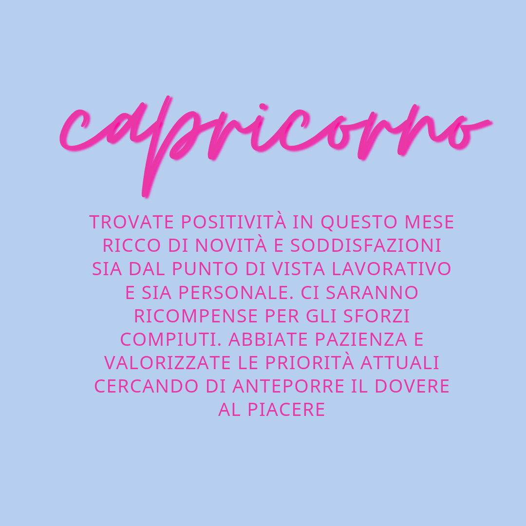 capricorno